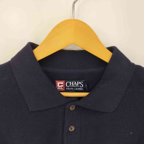 チャップスラルフローレン CHAPS RALPH LAUREN コットン100% ポロニット L/S メンズ JPN:L