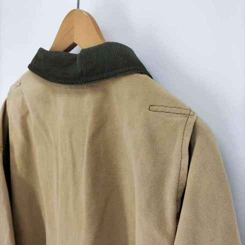 エルエルビーン L.L.Bean 80S USA製 Duck Hunting Jacket ダック ハンティング ジャケット カバーオール 隠しポケット 襟コーデュロイ メンズ import:XXL