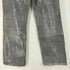 ザラ ZARA MID-RISE WIDE LEG SEQUIN FOIL JEANS レディース 32