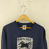 ジャージーズ JERZEES 00s アニマルプリントスウェット 馬 BORN FREE アートスタジオ メンズ import:L