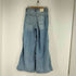 ザラ ZARA HIGH BRAIDED WAIST WIDE LEG JEANS レディース 36