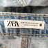 ザラ ZARA HIGH BRAIDED WAIST WIDE LEG JEANS レディース 36