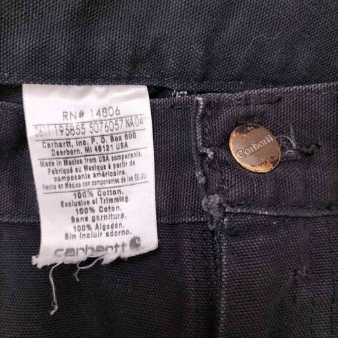 カーハート Carhartt メキシコ製 DOUBLE KNEE PAINTER PANTS カスタム リメイク ダブルニー ダック ペインター クロップド ワーク パンツ ジョーツ ダック地 メンズ