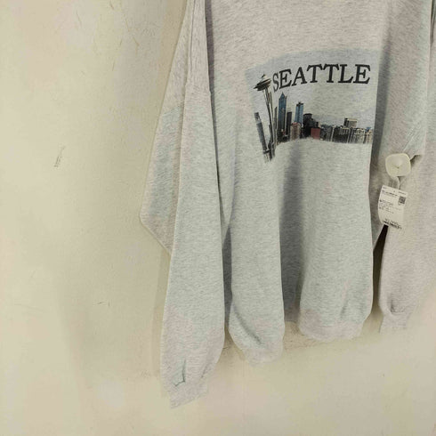ポートアンドカンパニー PORT and COMPANY 00s グラフィックプリント 霜降りスウェット SEATTLE メンズ import:XL
