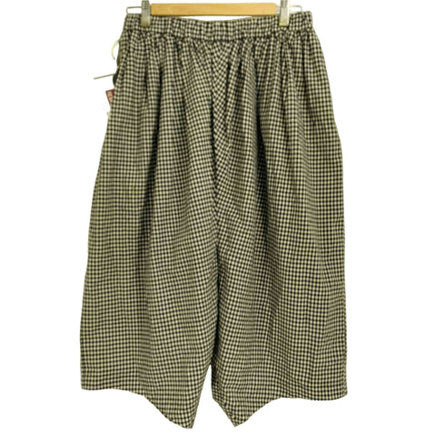 ブラックコムデギャルソン BLACK COMME des GARCONS 12ss ギンガムチェック ウールギャバ バルーンパンツ メンズ M