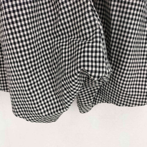 ブラックコムデギャルソン BLACK COMME des GARCONS 12ss ギンガムチェック ウールギャバ バルーンパンツ メンズ M