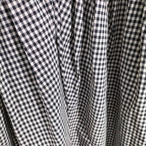ブラックコムデギャルソン BLACK COMME des GARCONS 12ss ギンガムチェック ウールギャバ バルーンパンツ メンズ M
