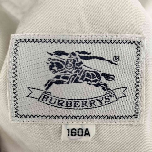 バーバリーズ BURBERRYS 90s 白タグ 裏地ノバチェック コットン ステンカラーコート メンズ 160A
