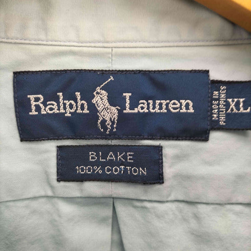 ラルフローレン RALPH LAUREN 90S BLAKE ポニー 刺繍 B.D S/S シャツ ビッグサイズ メンズ import:XL