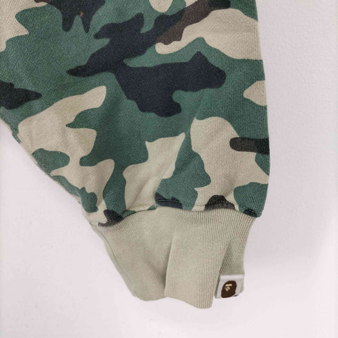 アベイシングエイプ A BATHING APE Woodland Camo Loose Fit Full Zip Hoody メンズ 2XL