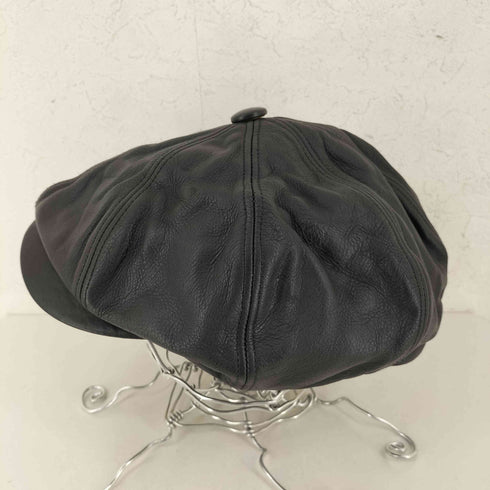 ニューヨークハット NEWYORK HAT&CAP CO. USA製 レザーキャスケット メンズ XL