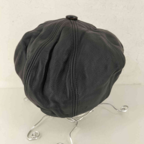 ニューヨークハット NEWYORK HAT&CAP CO. USA製 レザーキャスケット メンズ XL