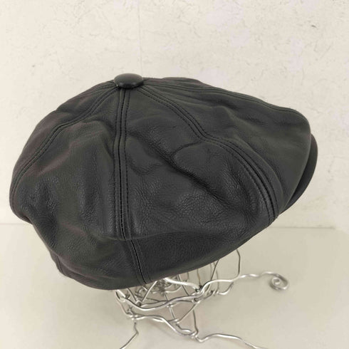ニューヨークハット NEWYORK HAT&CAP CO. USA製 レザーキャスケット メンズ XL