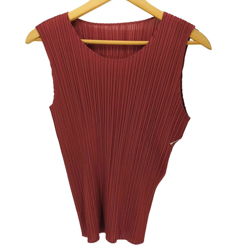 プリーツプリーズイッセイミヤケ PLEATS PLEASE ISSEY MIYAKE 23SS ノースリーブ タンクトップ カットソー レディース JPN:3