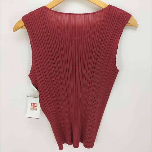 プリーツプリーズイッセイミヤケ PLEATS PLEASE ISSEY MIYAKE 23SS ノースリーブ タンクトップ カットソー レディース JPN:3