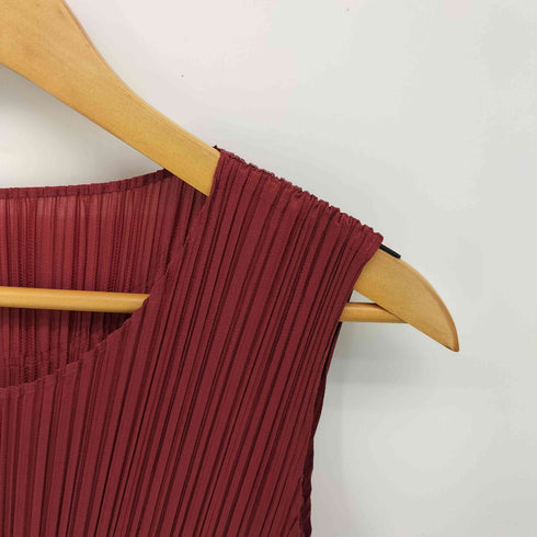 プリーツプリーズイッセイミヤケ PLEATS PLEASE ISSEY MIYAKE 23SS ノースリーブ タンクトップ カットソー レディース JPN:3