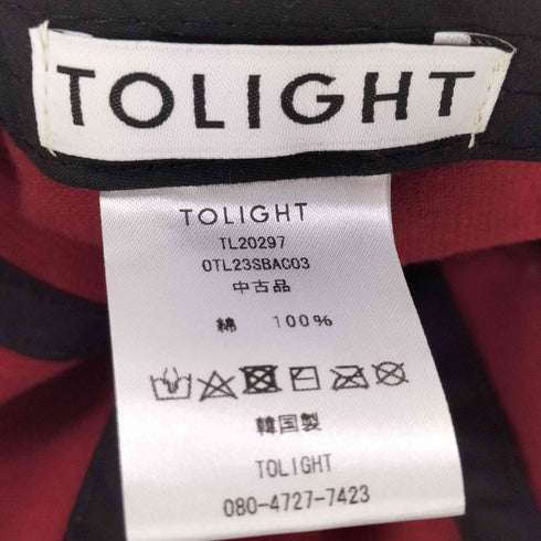 TOLIGHT フラワープリント コーデュロイ 6パネル キャップ レディース