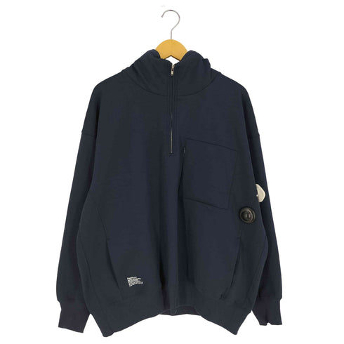 フレッシュサービス Fresh Service ×HOUYHNHNM REMOTE-WORK BLOUSON フイナム リモートワーク ブルゾン ハーフジップ スウェット メンズ JPN:L