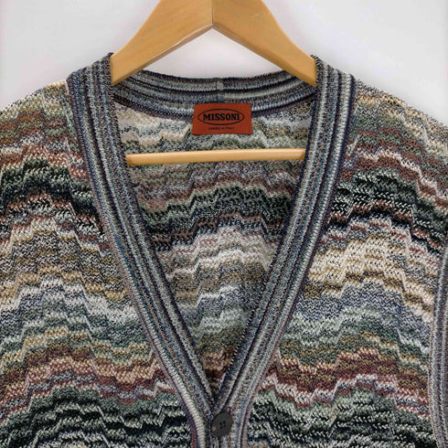 ミッソーニ MISSONI 総柄 Vネック ベスト メンズ
