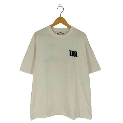 ミンナノ MIN-NANO TUFF COTTON 両面プリント クルーネック Tシャツ メンズ import:XL