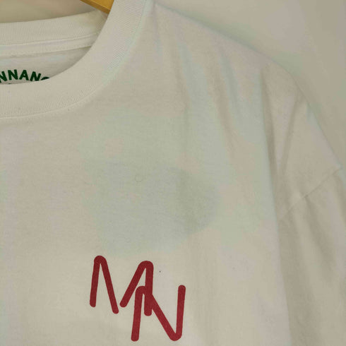 ミンナノ MIN-NANO TUFF COTTON 両面プリント クルーネック Tシャツ メンズ import:XL