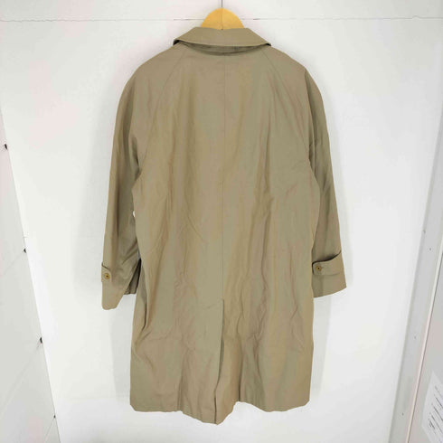 アクアスキュータム AQUASCUTUM MADE IN ENGLAND 裏地チェックステンカラーコート メンズ