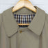 アクアスキュータム AQUASCUTUM MADE IN ENGLAND 裏地チェックステンカラーコート メンズ