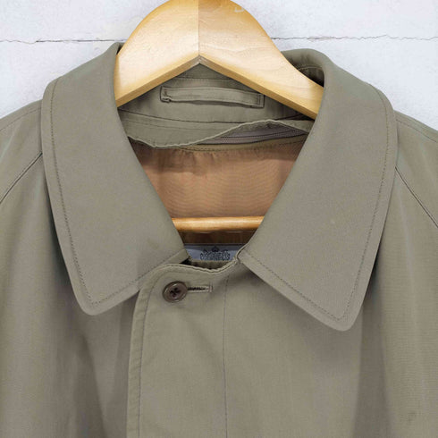アクアスキュータム AQUASCUTUM MADE IN ENGLAND ライナー付き ステンカラーコート メンズ
