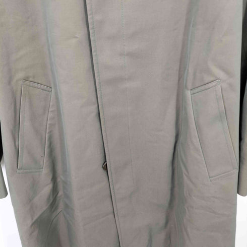 アクアスキュータム AQUASCUTUM 70-80S 英国製 裏地クラブチェック 玉虫 ステンカラーコート メンズ M14