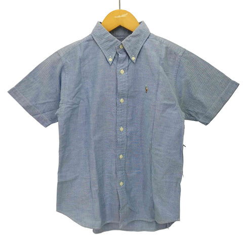 ラルフローレン RALPH LAUREN ポニー 刺繍 ボタンダウン S/S シャツ レディース 160