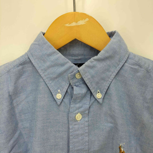 ラルフローレン RALPH LAUREN ポニー 刺繍 ボタンダウン S/S シャツ レディース 160