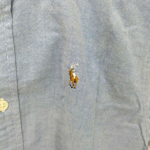ラルフローレン RALPH LAUREN ポニー 刺繍 ボタンダウン S/S シャツ レディース 160