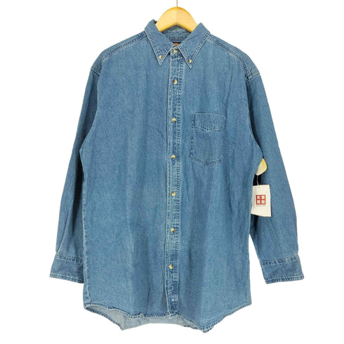 ディッキーズ Dickies BD デニムL/Sシャツ メンズ 15-15 1/2RG