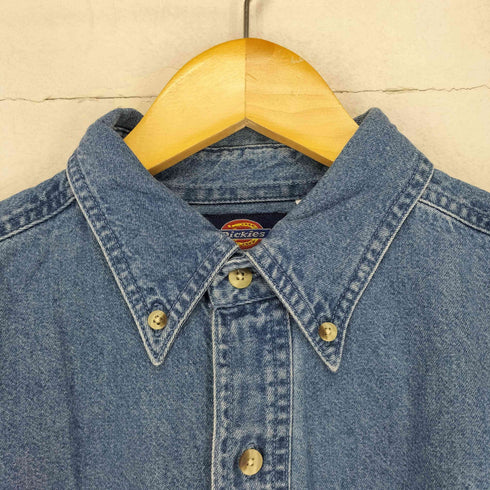 ディッキーズ Dickies BD デニムL/Sシャツ メンズ 15-15 1/2RG
