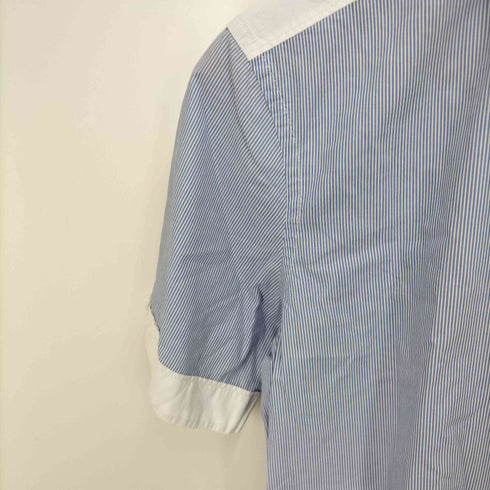 ディーゼル DIESEL 00S カラーブロック切替 ストライプ S/S シャツ レディース import:S