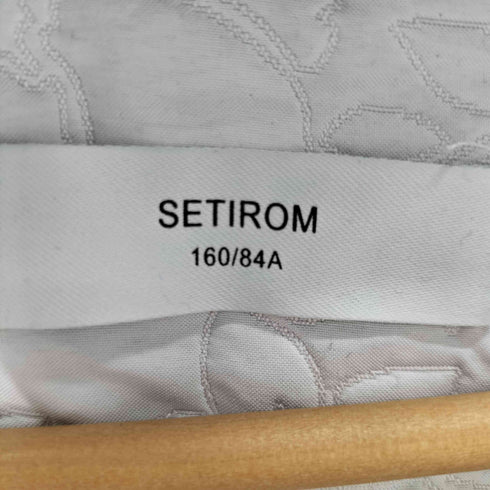 setirom 花柄刺繍デザインベスト レディース 160/84A