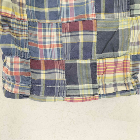 ジェイクルー J.CREW チェック柄 パッチワークショーツ メンズ 32inch