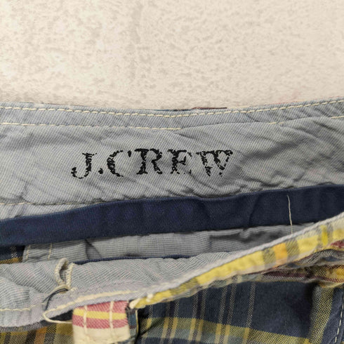 ジェイクルー J.CREW チェック柄 パッチワークショーツ メンズ 32inch