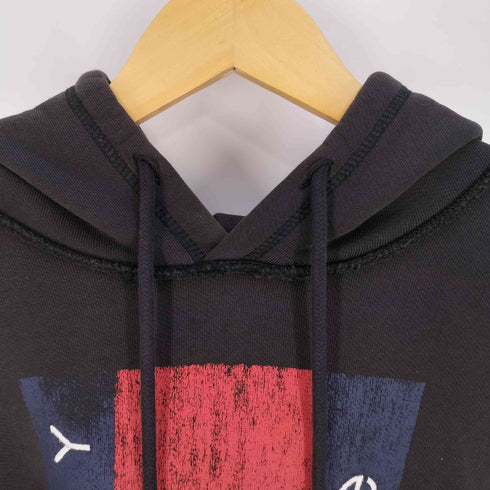 トミージーンズ tommy jeans Hoodie ロゴ刺繍 プリント プルオーバーパーカー メンズ import:S