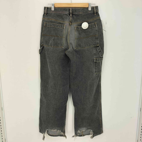 JEANS メキシコ製 バギー ペインターデニム ブラック メンズ W32