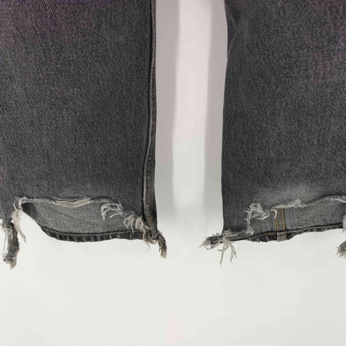JEANS メキシコ製 バギー ペインターデニム ブラック メンズ W32