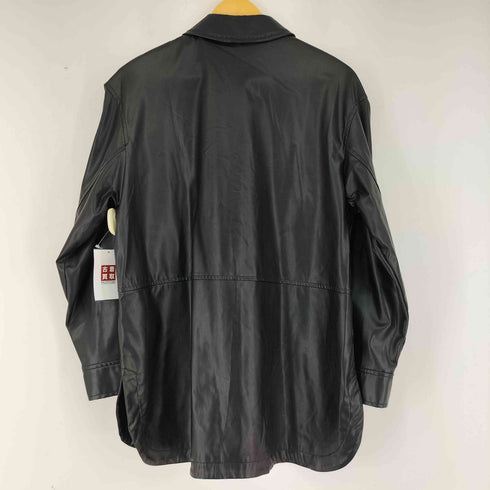 ザラ ZARA FAUX LEATHER OVERSHIRT レディース US XS