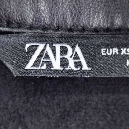 ザラ ZARA FAUX LEATHER OVERSHIRT レディース US XS