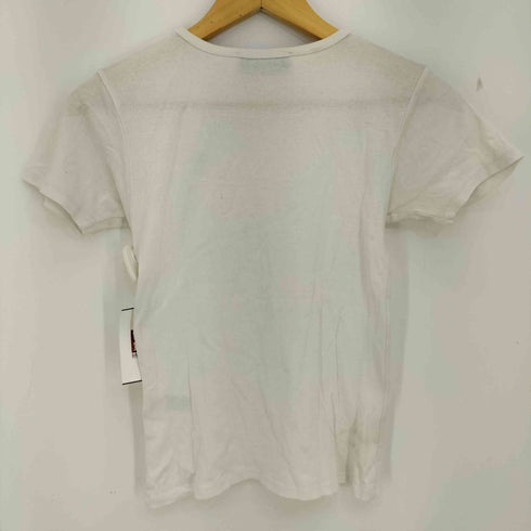 マリーンセル MARINE SERRE BORDER LINE ワンポイント Tシャツ レディース import:M