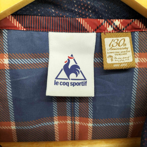 ルコック スポルティフ le coq sportif 130th anniversary チェック柄ナイロンジャケット メンズ JPN:M