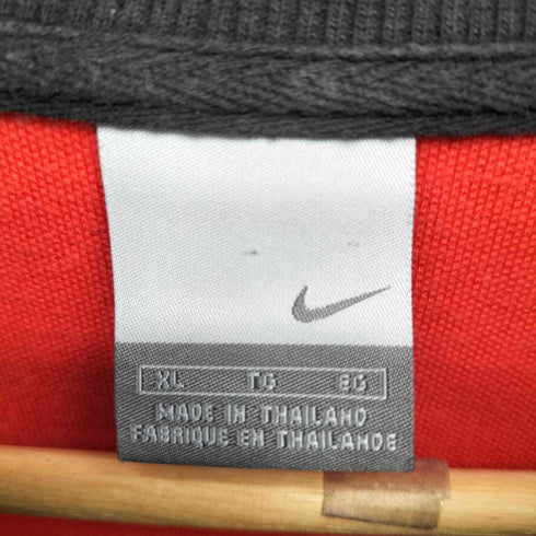 ナイキ NIKE 00S グレータグ サッカー チームロゴ刺繍 マルチカラー トラック ジャケット メンズ import:XL