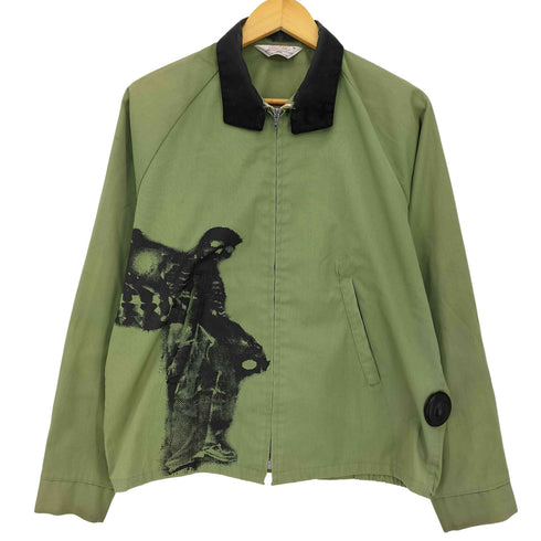 ジョンブレア JOHN BLAIR TALONジップ 後刷りプリント リメイク スイングトップ ブルゾン メンズ import:M