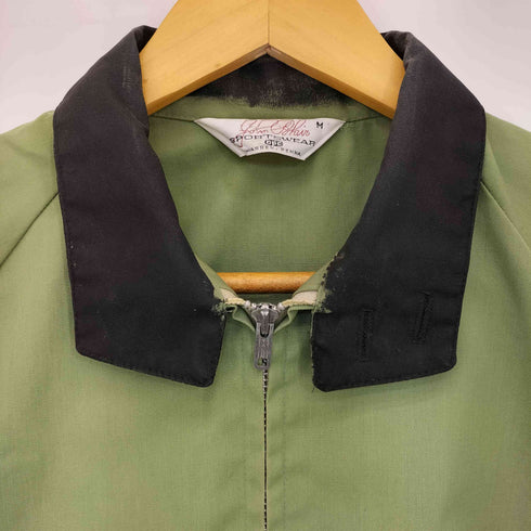 ジョンブレア JOHN BLAIR TALONジップ 後刷りプリント リメイク スイングトップ ブルゾン メンズ import:M