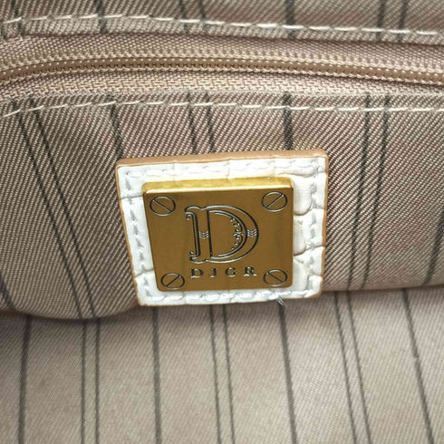 DIJIAGE クロコ型押し ハンドバッグ レディース