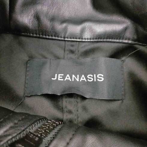 ジーナシス JEANASIS モンスターパーカー フェイクレザー レディース FREE